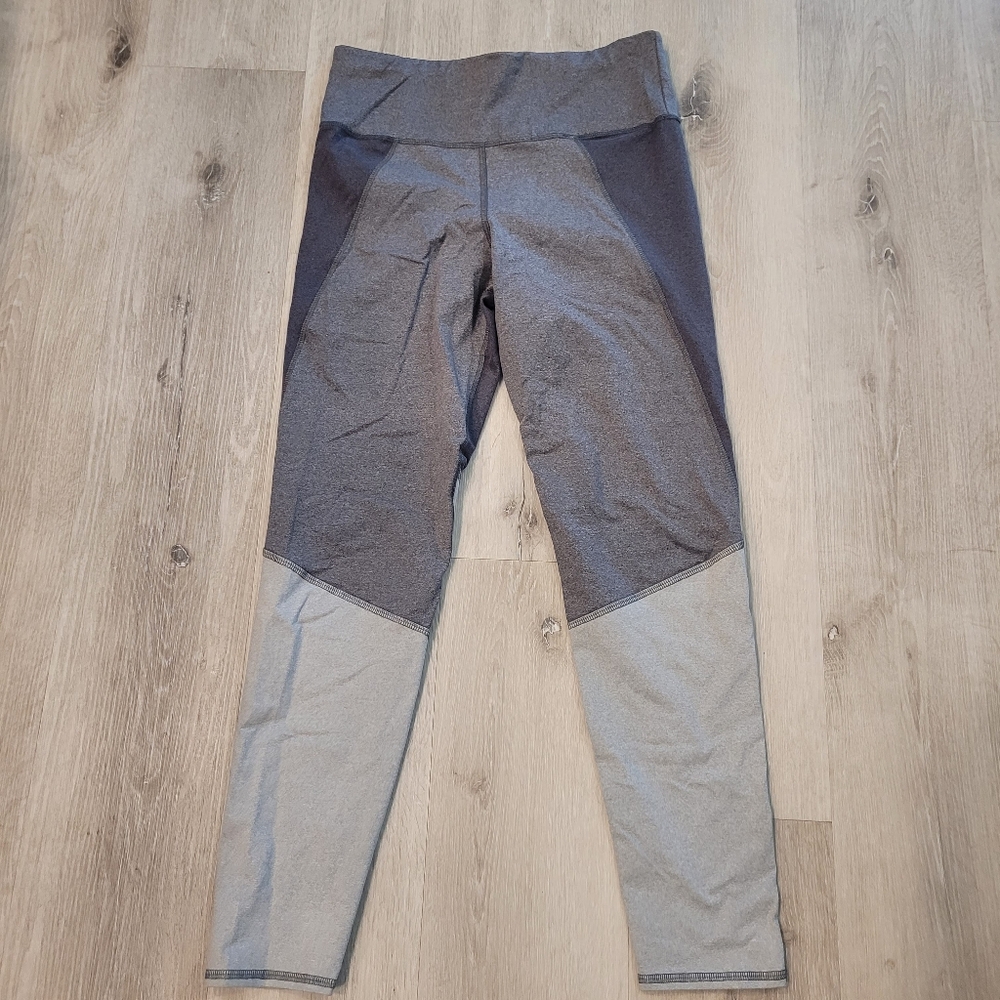 Splendid Colorblock Grey Leggings Size Large